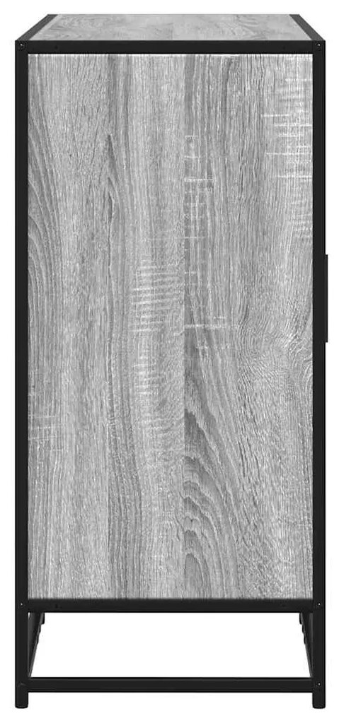 Aparador 92x35x76 cm derivados de madeira cinzento sonoma