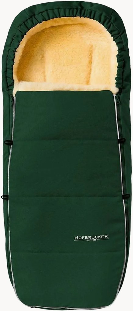 Saco-cama em pele de cordeiro para carrinho de bebé Alaska