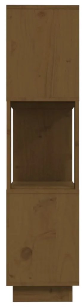 Estante/divisória 80x25x101 cm madeira maciça castanho mel