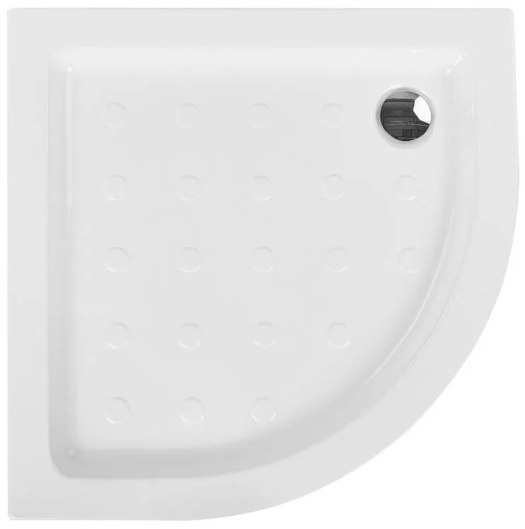 Base de duche branca 90 x 90 x 7 cm SIUNA Beliani