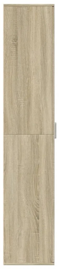 Aparador alto 60x35x180 cm derivados de madeira carvalho sonoma