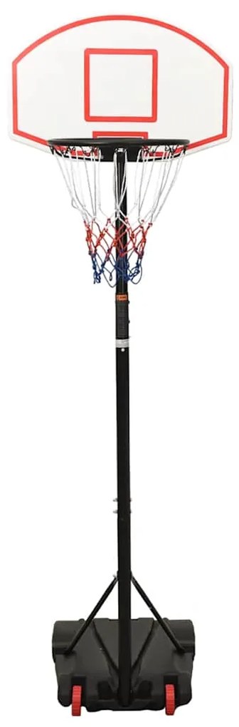 Tabela de basquetebol 216-250 cm polietileno branco
