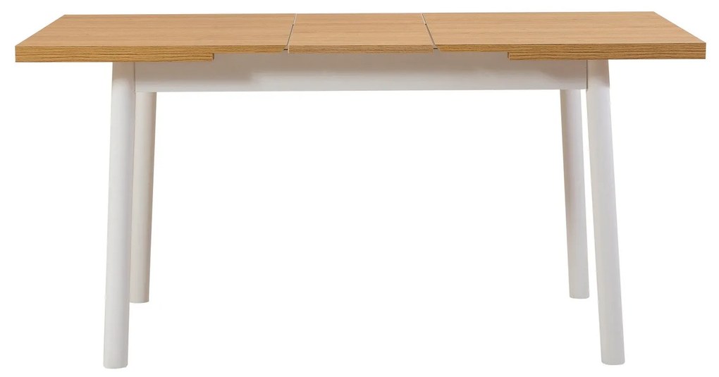 Conjunto de Mesa de Jantar Extensível Oliver – Branco – Mesa: 120x77x7