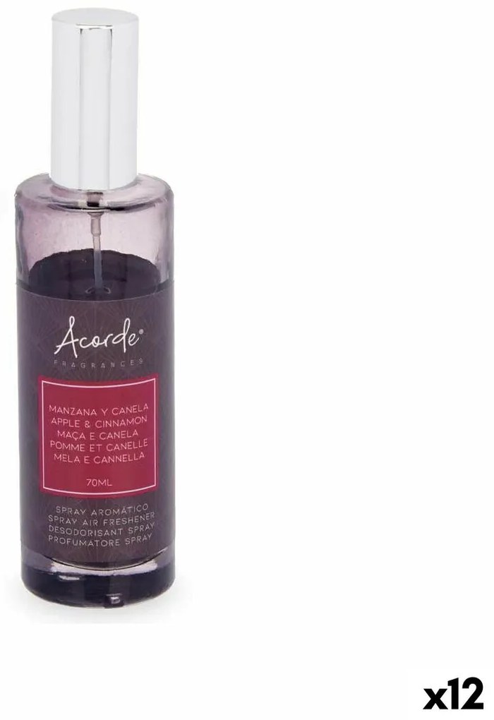 Spray Ambientador Maçã Canela 70 ml (12 Unidades)
