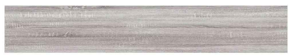 Prateleiras de parede 4pcs derivados de madeira cinzento sonoma