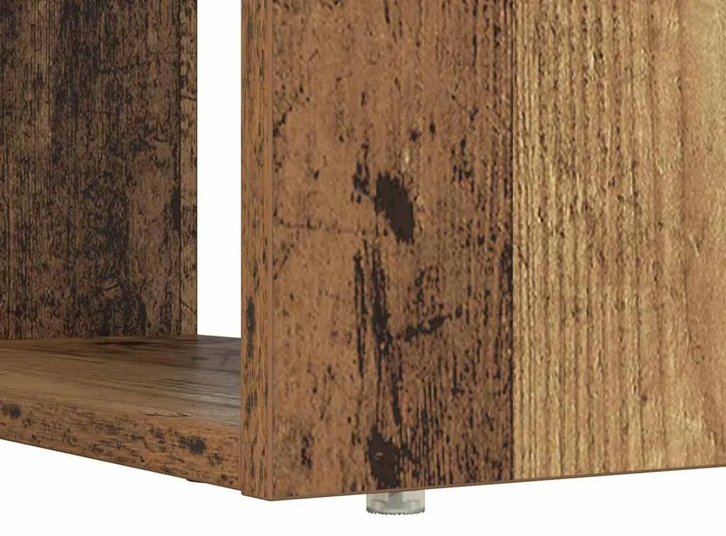 Secretária com Armazenamento Madeira Antiga 113x54x120 cm Madeira Enge