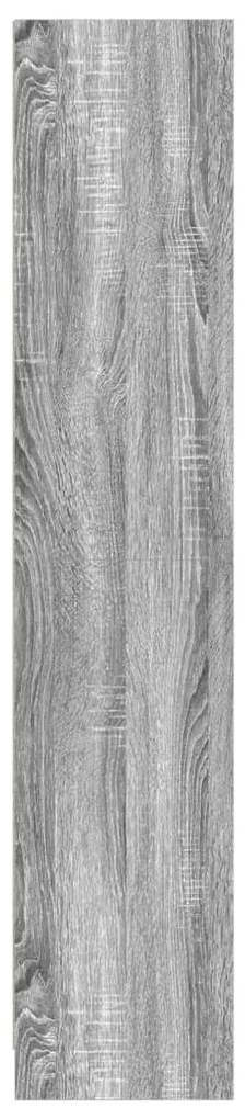 Estante 57x28,5x141 cm derivados de madeira cinzento sonoma