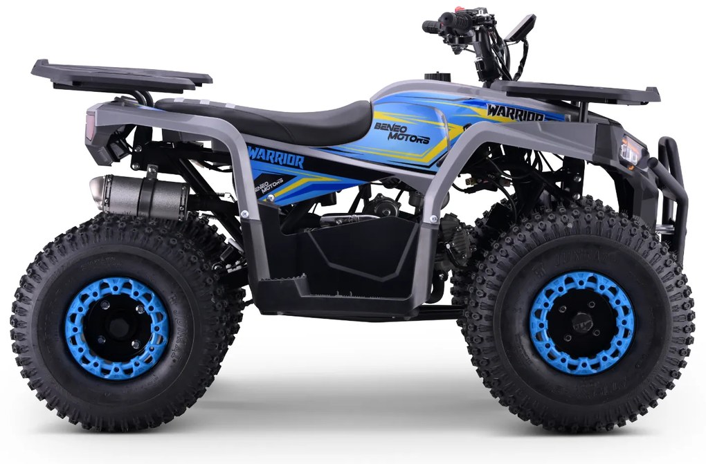 Moto 4 gasolina crianças Motors WARRIOR 125cc Azul