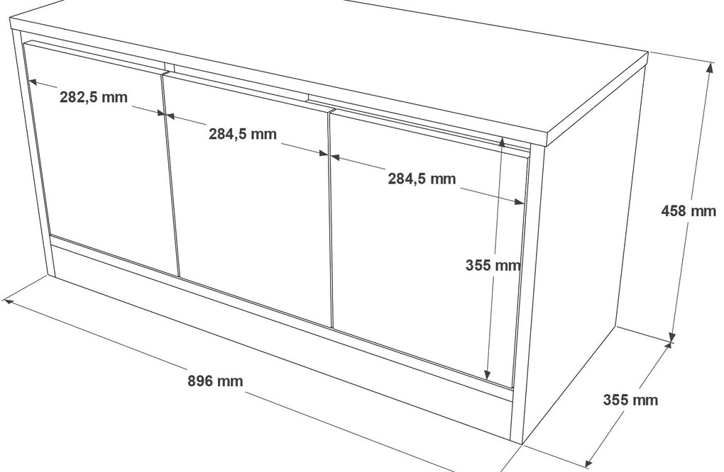 Sapateira MR2 – Carvalho – 89,6 x 45,8 x 35,5 cm