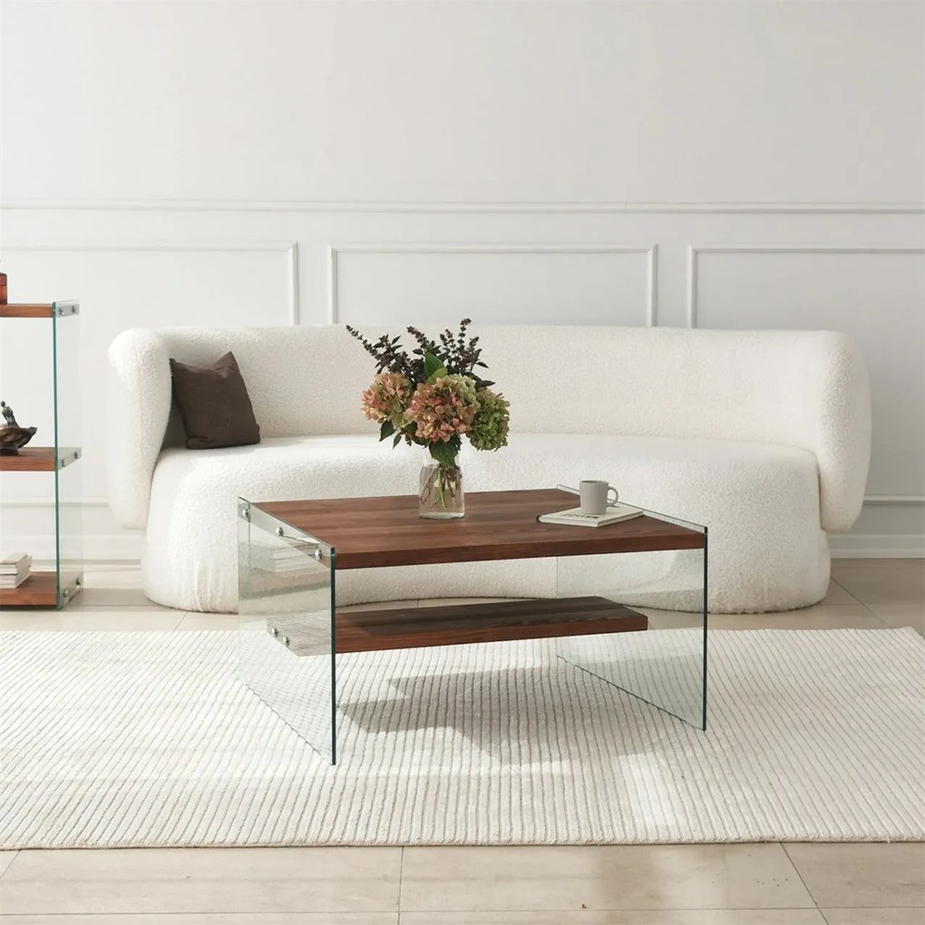 Mesa de Centro Aqua – Natural – 75x40x75 cm