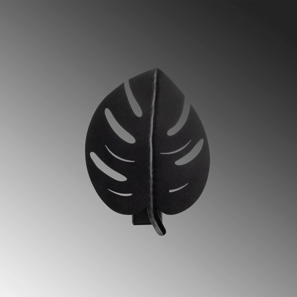 Aplique de Parede Sivani – Preto – 21 x 12 cm