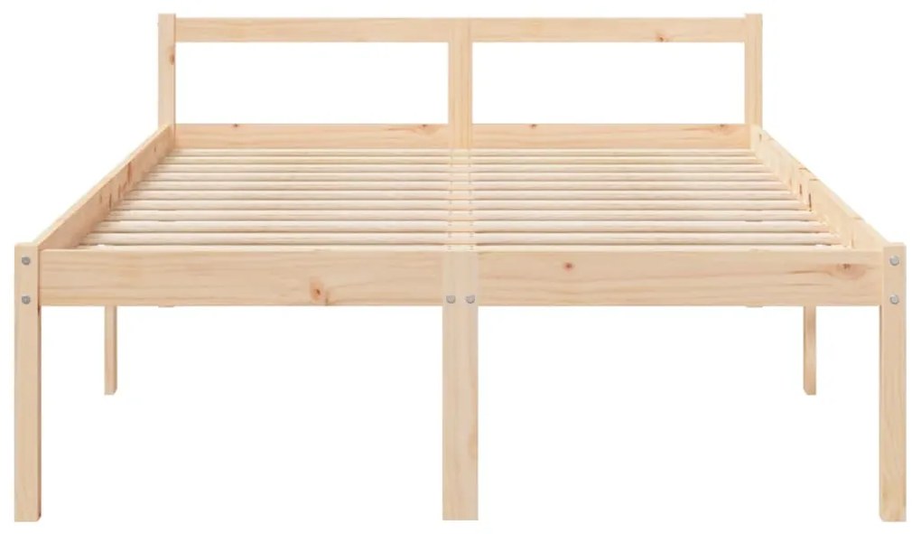 Cama para idosos 140x200 cm pinho maciço
