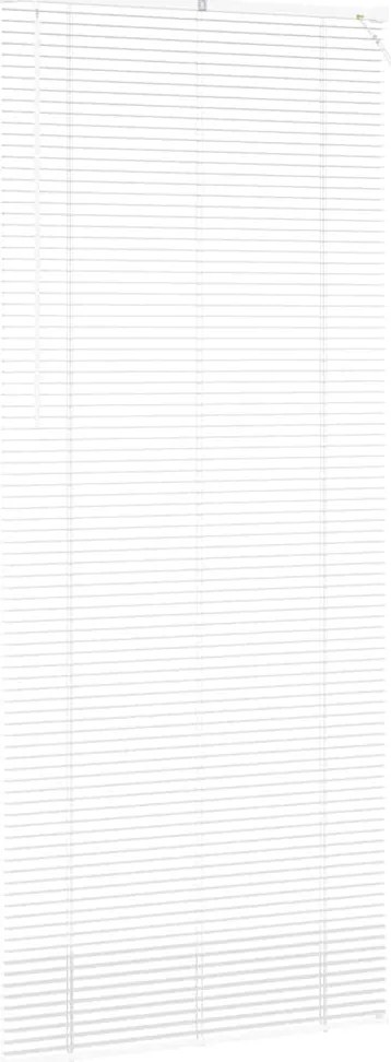 Persiana de Janela com cortinas Outros Manual Branco 90 x 220 cm Alumí