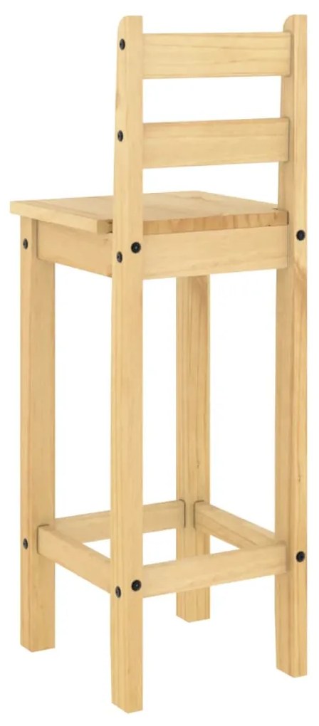 5 pcs conjunto de bar pinho maciço