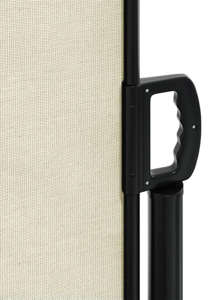 Toldo lateral retrátil 200x600 cm cor creme