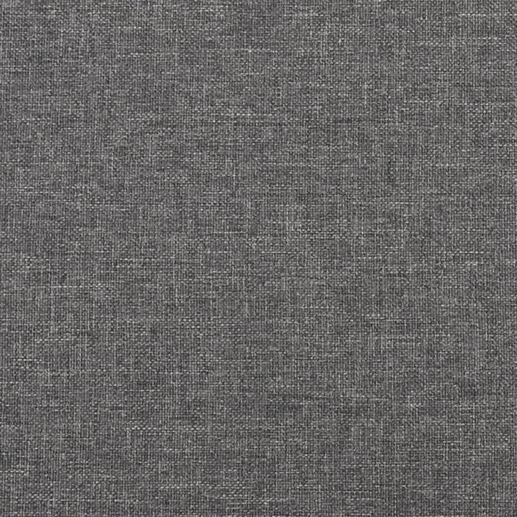 Apoio de pés45x29,5x35cm tecido/couro artificial cinzento-claro