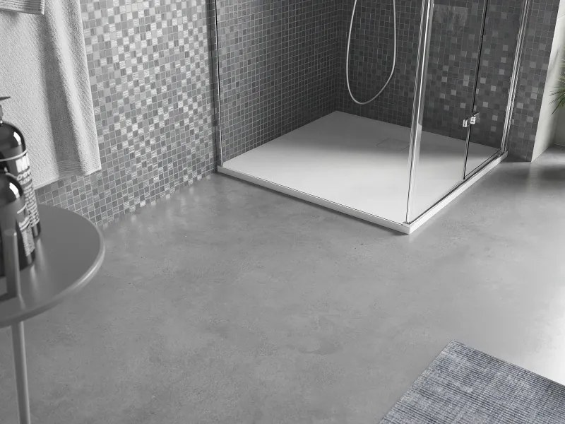 Mexen Bert base de duche quadrada SMC 80 x 80 cm, branco - 4K108080
