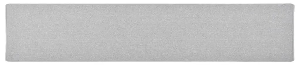 vidaXL Tapete/passadeira 50x250 cm cinzento-claro
