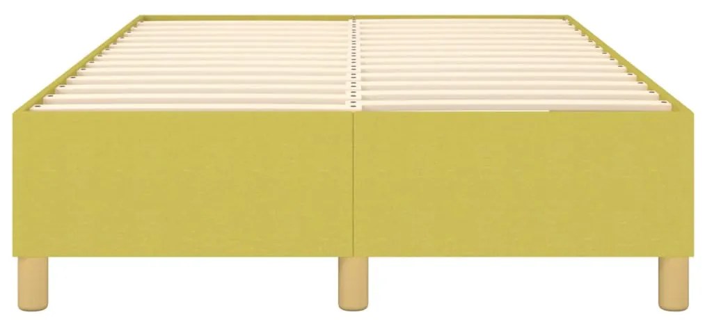 Estrutura de cama sem colchão 120x200 cm tecido verde