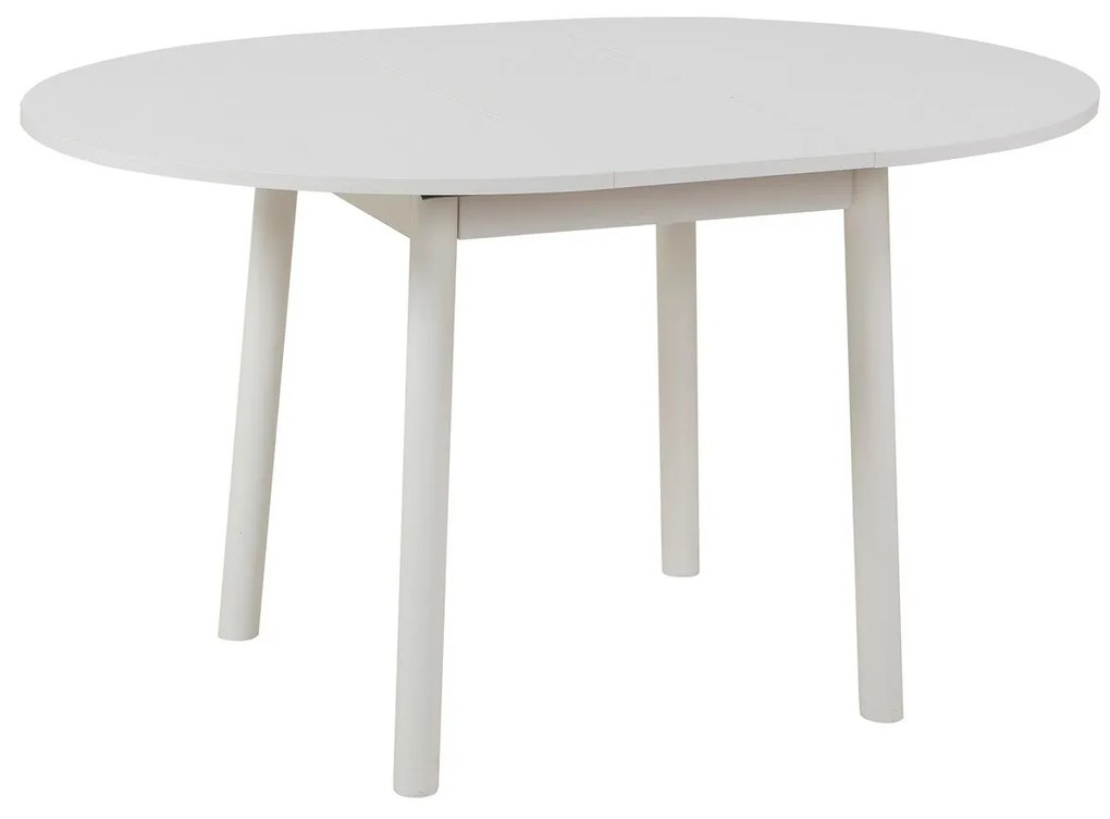 Conjunto de Mesa de Jantar Extensível e Cadeiras Oliver – Branco – Mes