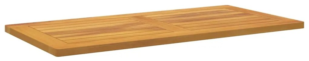 Tampo de Mesa 90x45x2,2 cm Retangular de Madeira Maciça de Acácia