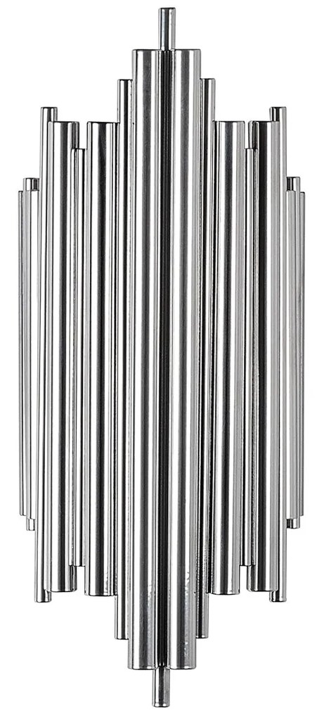 Candeeiro de Parede Reis – Cromado – 22x50x11 cm