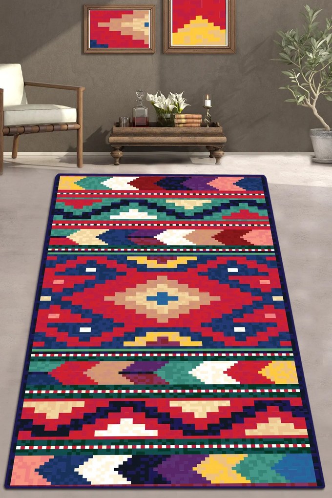 Tapete de Entrada Ordo – Multicolor – 80x150 cm | Tribo Home