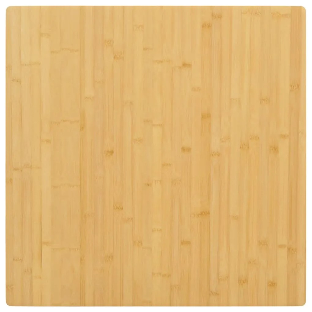 Tampo de mesa 70x70x2,5 cm bambu