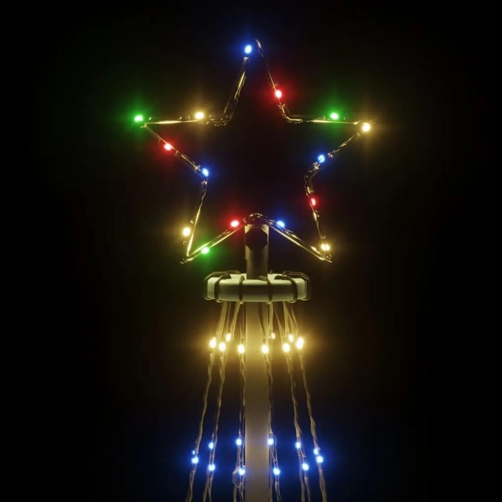 Árvore de Natal em cone 1134 LEDs 230x800 cm colorido