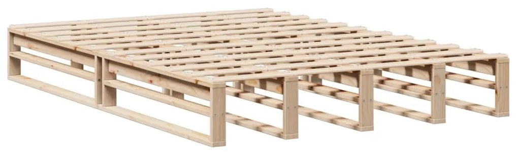 Cama com estante sem colchão 120x200 cm madeira maciça