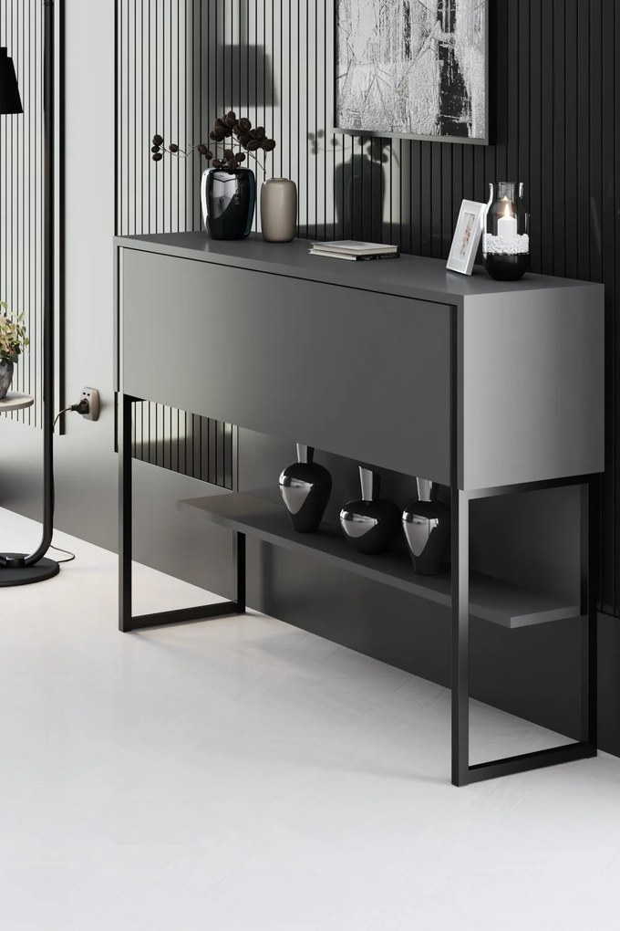 **** Cómoda Luxe – Preto Antracite – 120 cm x 80 cm x 30 cm
**
