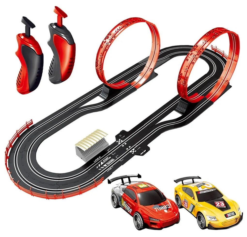 Pista Magnética 3 Em 1 Com 2 Carros 10CM