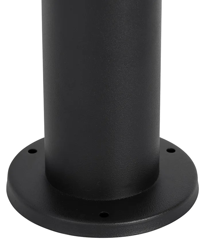 Candeeiro de pé para exterior preto 80 cm AR70 ajustável IP44 - Solo