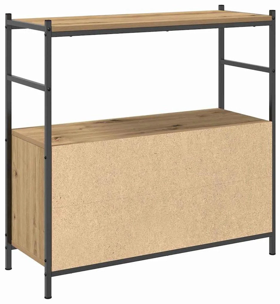 Estante para Livros vidaXL Artisan Carvalho 80x30x78,5 cm Madeira Enge