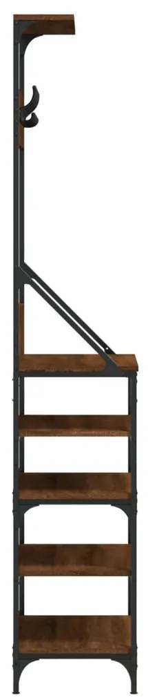 Conjunto de Entrada - Bengaleiro c/ arrumação calçado 70x34x184 cm car