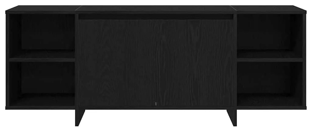 Estante de TV vidaXL - Carvalho Preto - 120x30x40.5 cm - Feito de Made