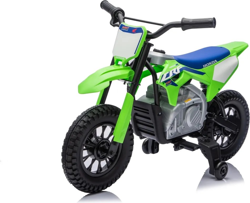 Mota eletrica bateria 12V para Crianças HONDA CFR450R Verde