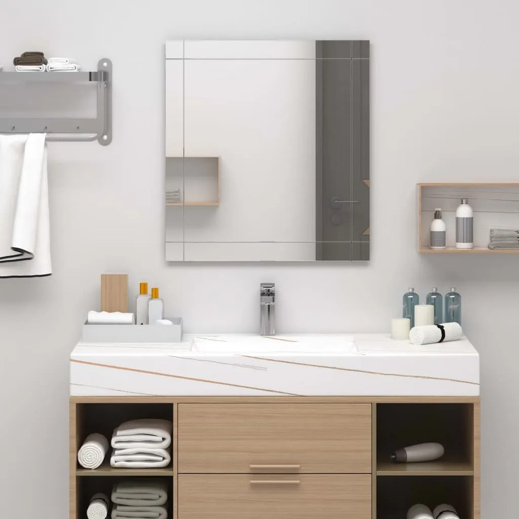 249534 vidaXL Espelho de parede 100x60 cm vidro