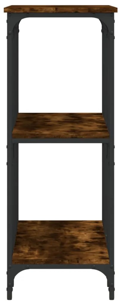 Mesa consola 102x35x90 cm derivados de madeira carvalho fumado