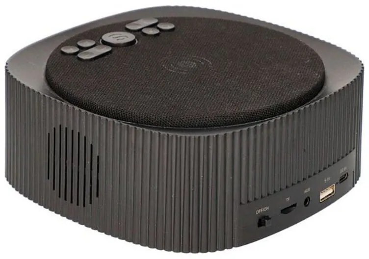 Rádio Despertador com Carregador sem Fios KSIX TP-8427542105581_BXCQI12N_Vendor Bluetooth 10W Preto