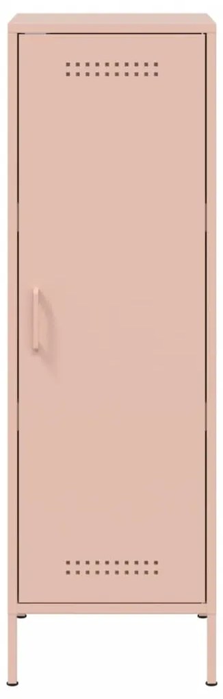 Aparador alto 36x39x113 cm aço rosa
