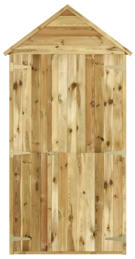 Abrigo p/ ferramentas c/ porta pinho impregnado 107x107x220 cm