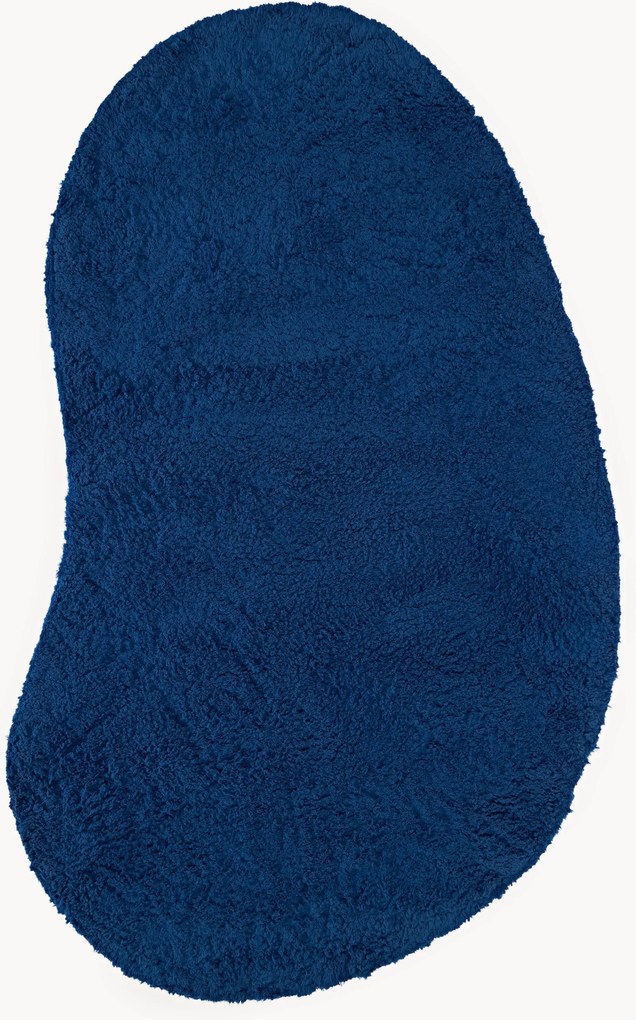 Tapete de pelo comprido com forma orgânica Tully