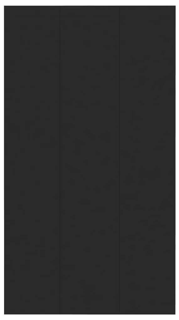 Estante/aparador 66x30x98 cm derivados de madeira preto