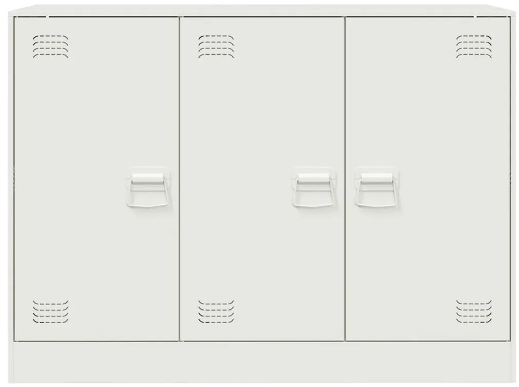 Aparador 99x39x73 cm aço branco