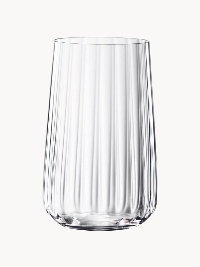 Copos altos de cristal Life Style, 4 uni.