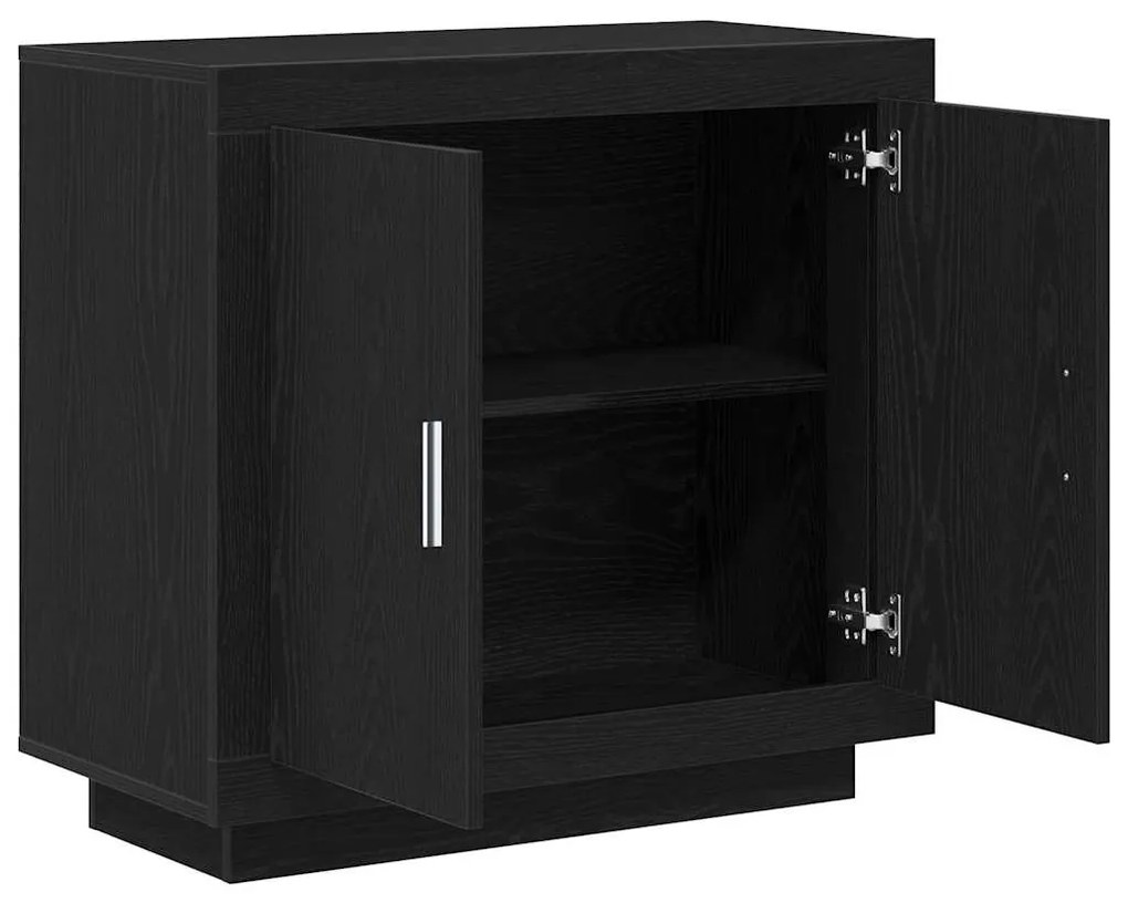 Buffet vidaXL Carvalho Preto 80x40x75 cm Madeira de Engenharia