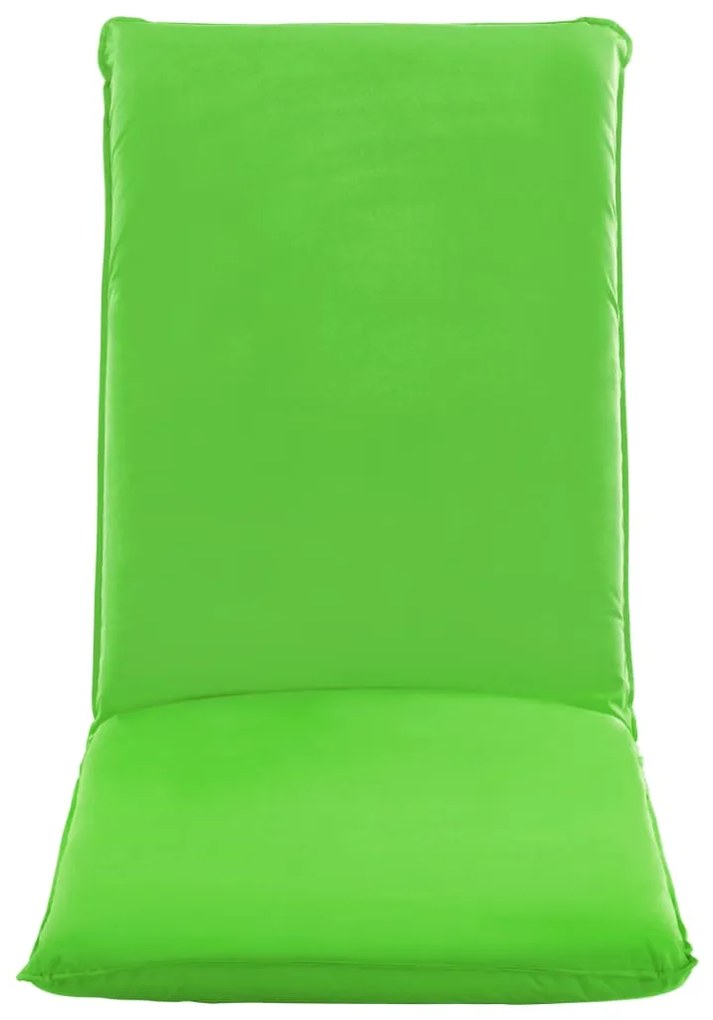 Espreguiçadeira dobrável tecido oxford verde