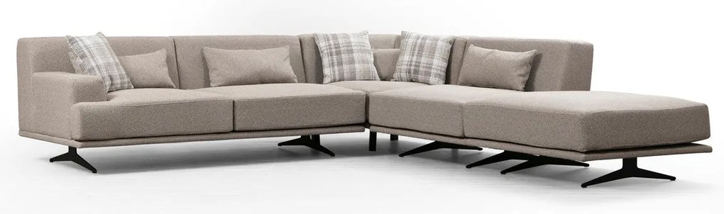 Sofá de Canto Bentley – Bege – 302 cm x 80 cm x 302 cm
