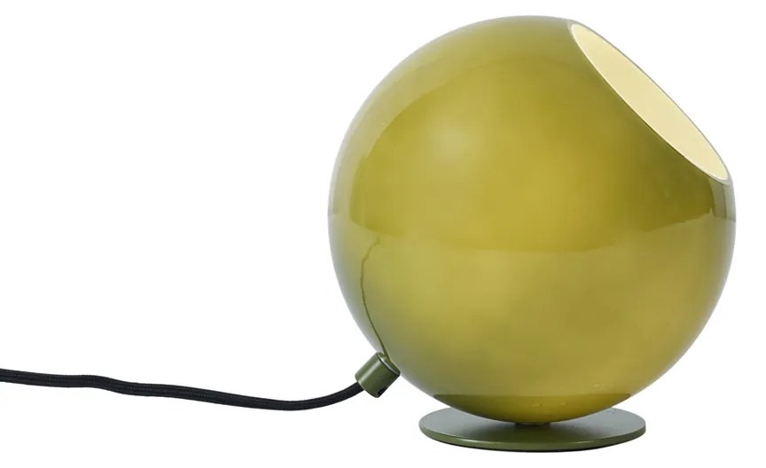 Candeeiro de Mesa Retro Verde com Vidro - Mabel Retro
